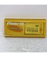 Phase 10 Ten MOD Card Game 2011 Mattel Cards in Yellow Case - £39.73 GBP