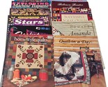 Quilting Book Lot of 11 Scrap Jackets Small Quilts Ornamental Applique a... - $24.98