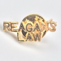 Reagan’s Law Pin Gold Tone Vintage - £10.03 GBP