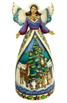 Jim Shore Christmas For All Great and Small Angel Woodland Forest Animal 4007932 - £37.39 GBP