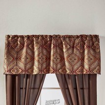 Luxury 54" x 17" Window Valance Burgundy - £18.97 GBP