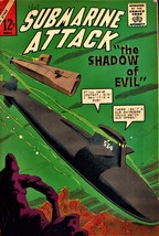 Submarine Attack #44 -Jul 1964, Charlton Comic - $171.32 MXN