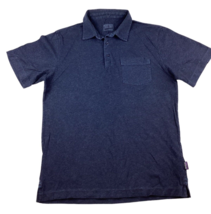 Patagonia Shirt Polo Men’s Small Heather Blue Worn Wear Short Sleeve - £15.01 GBP