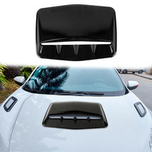Air Flow Intake Hood Scoop Vent Bonnet Cover Trim Universal Car Decorative Black - £19.98 GBP