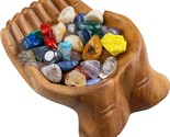Offering Bowl With Carved Hands From Curawood - Display Your Healing Sto... - $35.92