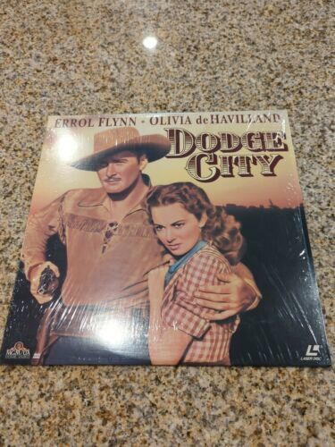 &quot;Dodge City&quot; Extended Play Laserdisc LD - Errol Flynn - Olivia de Havilland - $4.94