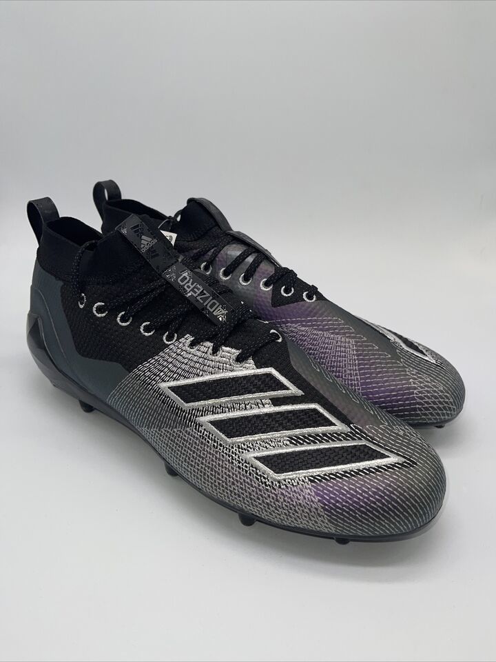 Adidas Adizero 8.0 Football Cleats Black Night Metallic Bb7704 Men s Size 8