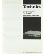 Technics SU-A8 Bedienungsanleitung Stereosteuerverstarker - $23.32 CAD