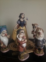 Lladro Disney Snow White and 4 of the dwarfs  Mint Condition w/original ... - $2,250.00