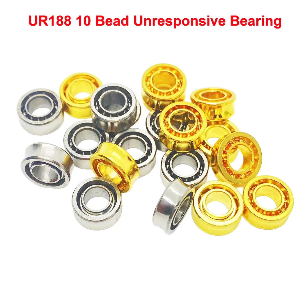 10Pcs/Bag UR188 Bearing for Professional Metal YoYo Ball 10 Bead Bearing Parts - £12.38 GBP