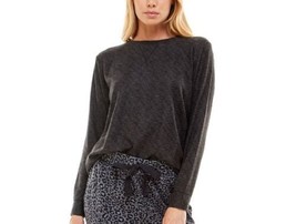 Roudelain Womens Whisper Luxe Waffled Pajama Top Only,1-Piece,Size Small,Black - £34.49 GBP