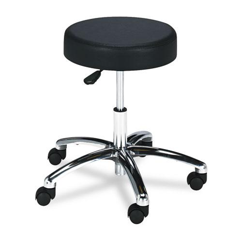 Pneumatic Lab Stool, Backless, Supports Up to 250 lb, 17" to 22"... - $344.99