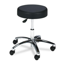 Pneumatic Lab Stool, Backless, Supports Up to 250 lb, 17&quot; to 22&quot;... - £270.66 GBP