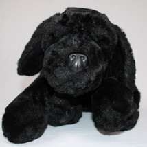 The Petting Zoo Plush Dog Black Lab Labrador Retriever Super Soft And Cute 1994 - £7.28 GBP