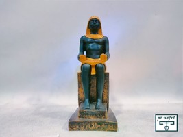 Imhotep Statue. Seated Statue. Imhotep. Made in Egypt 22cm - £149.01 GBP