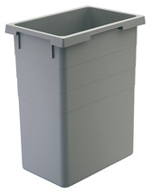 1 (One) Hailo 35-38 Liter Euro-Cargo Replacement Bin Capacity 40.2 qt, Gray - $1,429.68 MXN