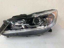 Headlight For 2016-2017 Honda Accord Right Side Black Chrome Housing Cle... - £217.67 GBP