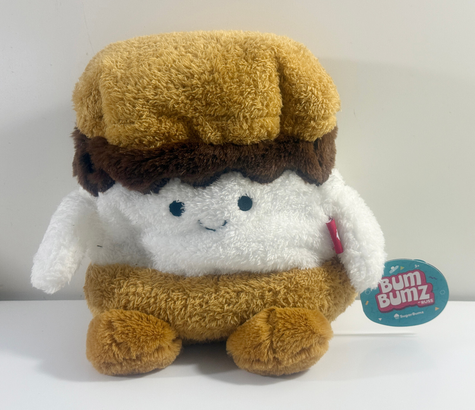 Russ Bum Bumz SKYLAR SMORE Plush Sugar Bumz Collection Stuffed Toy NEW - $10.88