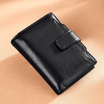Women&#39;s Wallet Cow Leather Small   Wallet Women Short Zipper Ladies Coin Purse C - £21.65 GBP