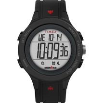 Timex IRONMAN® T200 42mm Watch - Silicone Strap - Black/Red - £56.83 GBP