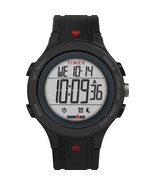 Timex IRONMAN® T200 42mm Watch - Silicone Strap - Black/Red - £54.93 GBP
