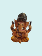 Ganesh statue resin brown colour idol figurine sculpture for home decor  - £29.57 GBP