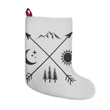 Personalized Christmas Stockings - Soft Fleece Custom-Printed for a Festive Chee - £24.31 GBP