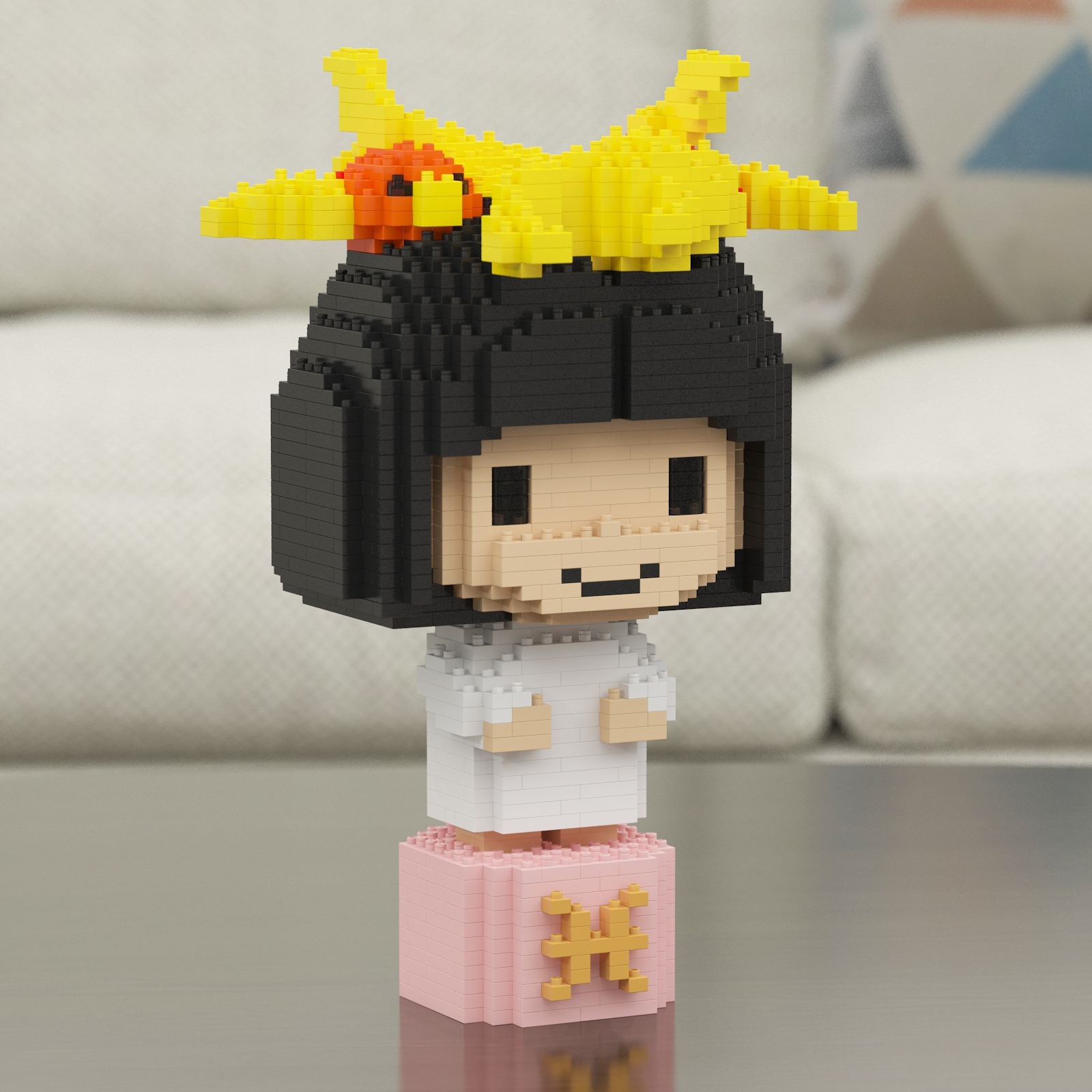 Zodiac Signs (Pisces) Sculptures  (JEKCA Lego Brick) DIY Kit Item image 5