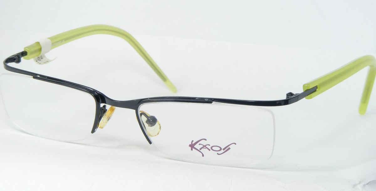 KaOS 114 C2 Schwarz/Limettengrün Brille Brillengestell 51-18-135mm Deuts... - $66.32