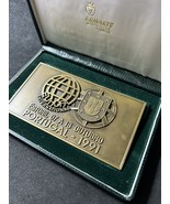 1991 EUHOFA Congress In Portugal Bronze Numbered 235 Medal Made By Bravarte - $1,339.08 MXN