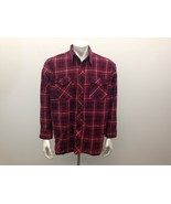 Blue North Men&#39;s Large Red Check Insulated Woodsman Style Cotton/Poly  J... - $148.14 MXN