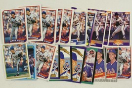 21PC Mixed Lot Baseball Cards all DAVE DAVID CONE NY Mets Pitcher Fleer ... - $178.35 MXN