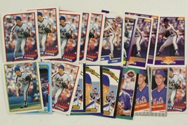 21PC Mixed Lot Baseball Cards all DAVE DAVID CONE NY Mets Pitcher Fleer ... - £7.74 GBP