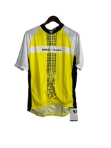 Pearl Izumi Select Series Mens Cycling Jersey Size XL Semi Form Fit Yellow Black - $64.35