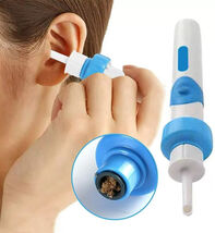 Electric Cordless Vacuum Ear Cleaner Wax Remover Safety Painless Cleanin... - $6.90