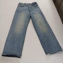 Levi's Ribcage Straight Women's Blue Cotton Blend Button Fly Jeans Size (26×26) image 12