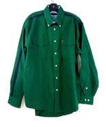 Tommy Hilfiger Green Cotton Button Down Dress Shirt Size M - £19.54 GBP