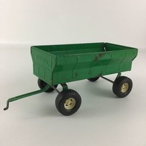 ERTL Farm Wagon Pull Behind Green Metal John Deere Collectible Grain Tra... - $49.45