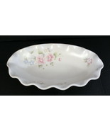 Pfaltzgraff &quot;Tea Rose&quot; Ruffled Edge Candy Nut Bowl ~ 9.25&quot; x 4.5&quot; ~ EX RARE - $14.99