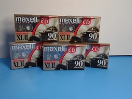 5 Packs Maxell Audio Cassette High Bias XLII 90 Minutes 135m New (a) - £31.64 GBP
