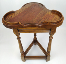 Vintage Brandt Furniture Solid Wood Plant Stand End Side Drink Table 19&quot;... - £134.03 GBP