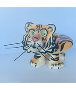 Tiger Candle holder anhtropomorphic Lynda Corneille votive candleholder ... - $69.25