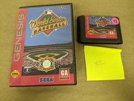 World Series Baseball Sega Genesis Cartridge and Case - $5.49