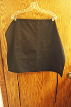 Black Waist Apron - Kitchen, Waiter, cooking apron Restaurant Apron - On... - $10.99