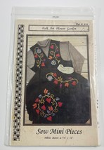 Folk Art Flower Garden Pat.#514 Sew Mini Pieces Pillow Shawn is &#39;&#39;14x14&#39;&#39; - $183.95 MXN