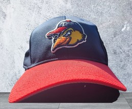 Toledo Mud Hens Baseball Cap OC Sports Adult One Size Adjustable Hat Blue Red - £14.45 GBP