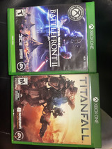 LOT OF 2 : Star Wars Battlefront II + TITANFALL (Microsoft Xbox One, 2017) - £10.27 GBP