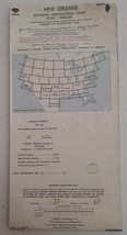 New Orleans Sectional Aeronautical Chart Vintage Aviation Map January 1969 - £9.42 GBP