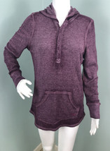 NWT Women&#39;s Fila L/S Purple Pullover Waffle Knit Hoodie Sz Small - £22.12 GBP