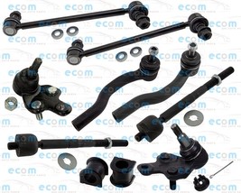 10Pcs Front Lower Ball Joints Tie Rods Ends Sway Bar For Toyota Sienna XLE 3.5L - £111.24 GBP